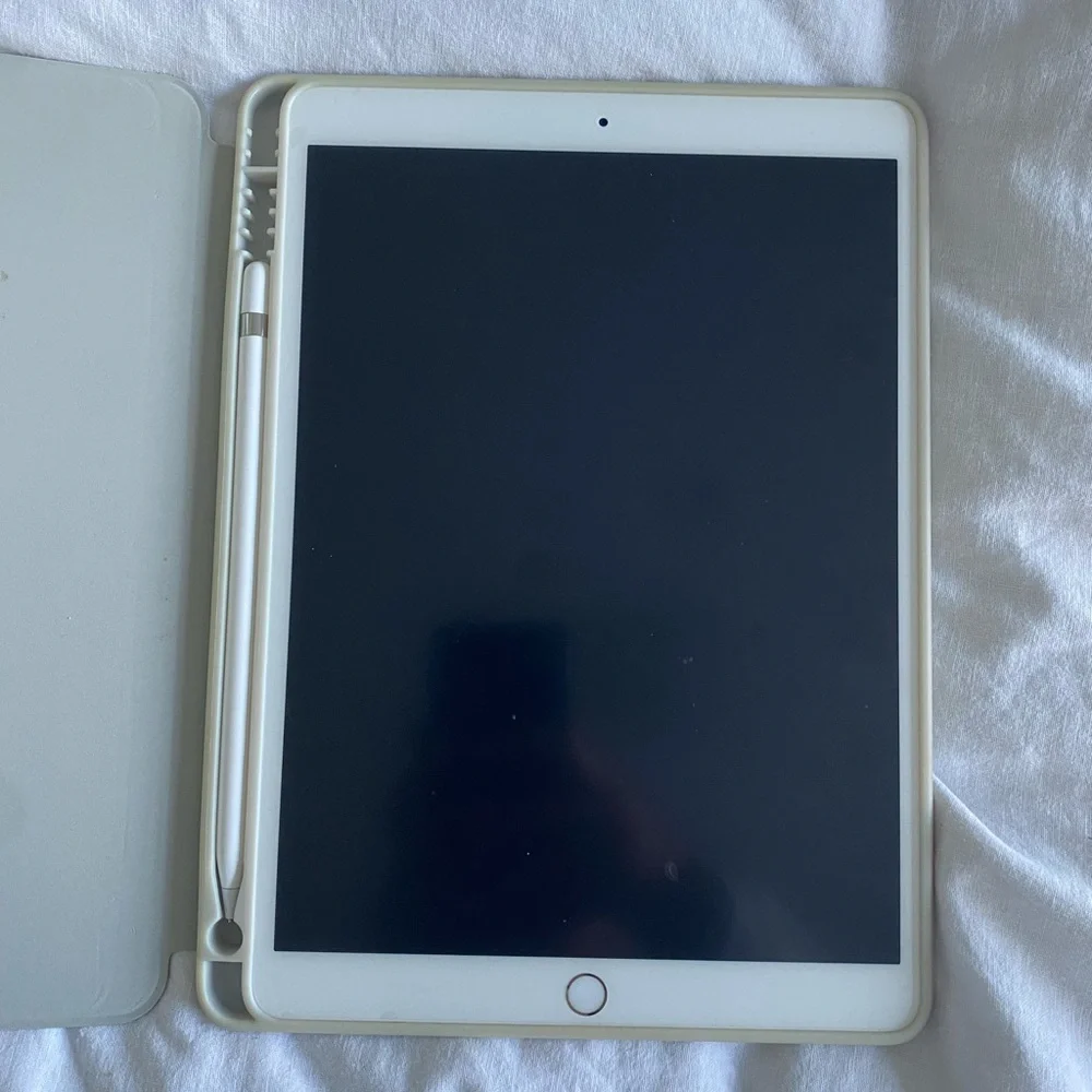 iPad Pro 10.9 inch Gold w/ Apple Pencil, Case and Extra pencil tips